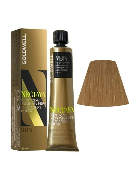 Goldwell - Tinte Nectaya Naturals TB 9BN Rubio muy Claro Beige 60 ml
