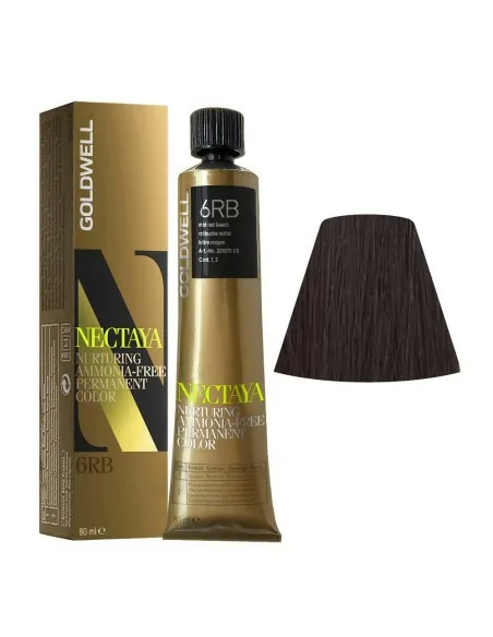 Goldwell - Tinte Nectaya Warm Browns TB 6RB Haya Roja Medio 60 ml