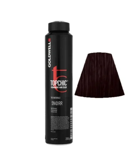 Goldwell - Topchic 5N@RR Castaño Claro Brillante | Rojo Intenso 250 ml