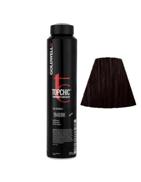 Goldwell - Topchic 5N@BK Marrón Claro Brillante | Marrón Plomizo 250 ml