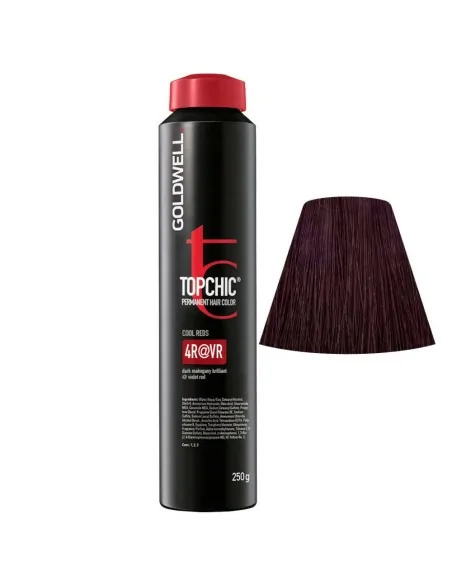 Goldwell - Topchic 4R@VR Caoba Oscuro | Rojo Púrpura Brillante 250 ml