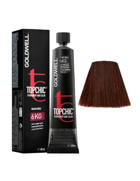 Goldwell - Topchic 6KG Cobre Dorado Oscuro 60 ml