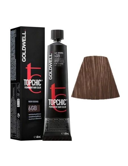 Goldwell - Topchic 6GB Rubio Oscuro | Castaño Dorado 60 ml