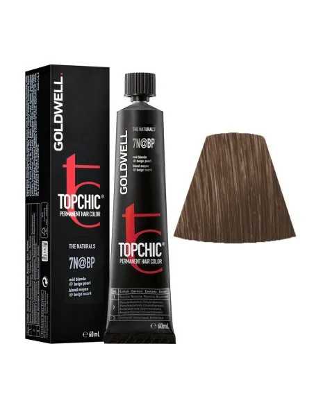 Goldwell - Topchic 7N@BP Rubio Medio | Beige Perlado 60 ml
