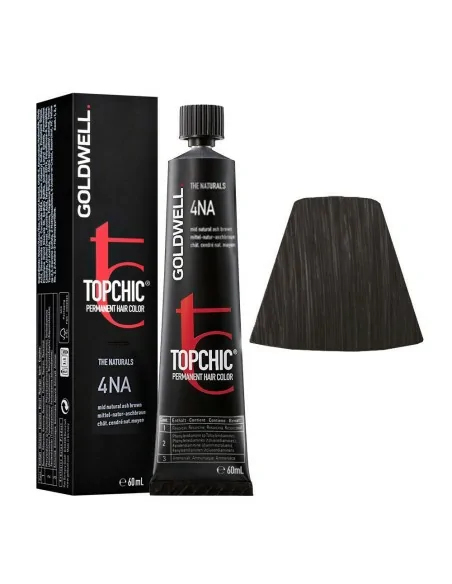 Goldwell - Topchic 4NA Castaño Ceniza Natural Medio 60 ml