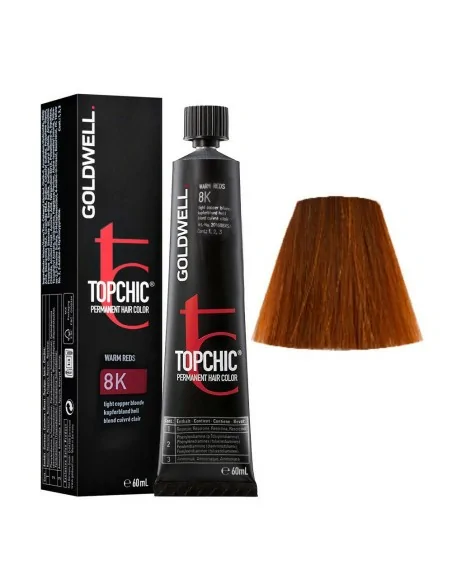 Goldwell - Topchic 8K Rubio Cobre Claro 60 ml