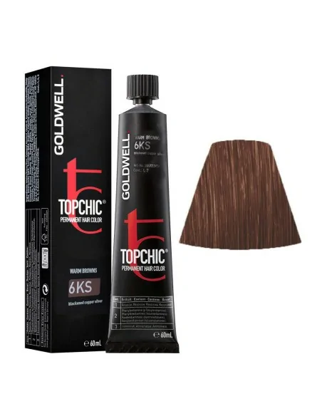 Goldwell - Topchic 6KS Cobre Plata Oscuro 60 ml