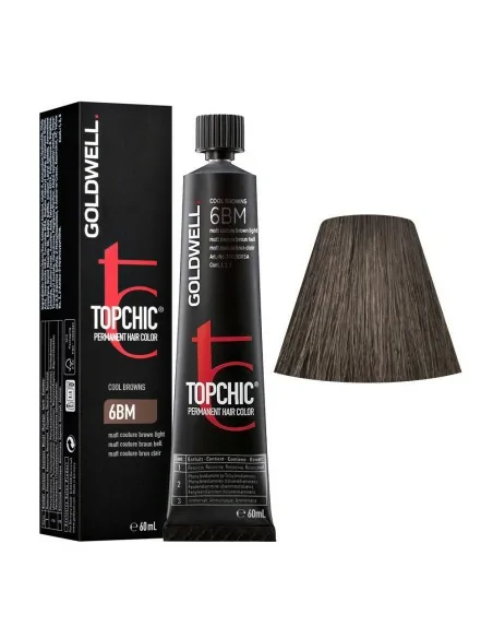 Goldwell - Topchic 6BM Castaño Claro Mate 60 ml