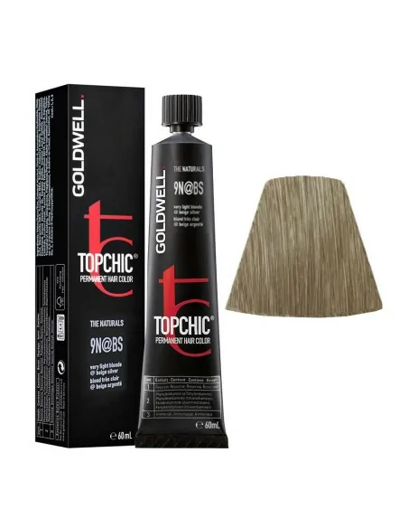 Goldwell - Topchic 9N@BS Rubio Muy Claro | Plata Beige 60 ml