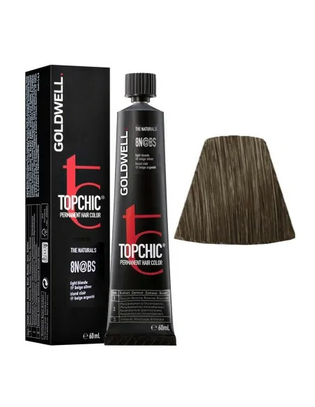Goldwell - Topchic 8N@BS Rubio Claro | Beige Plata 60 ml