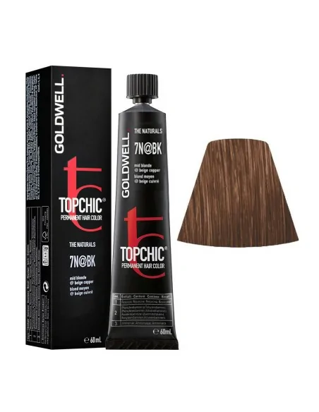 Goldwell - Topchic 7N@BK Rubio Medio | Cobre Beige 60 ml