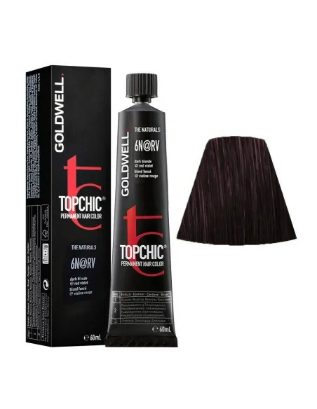 Goldwell - Topchic 6N@RV Rubio Oscuro | Violeta Rojizo 60 ml