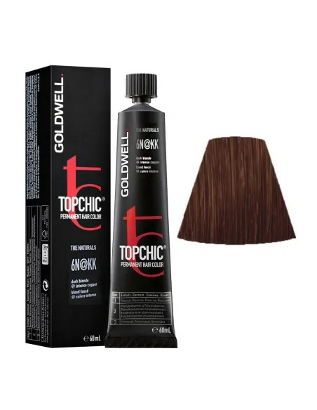 Goldwell - Topchic 6N@KK Rubio Oscuro | Cobre Intenso 60 ml