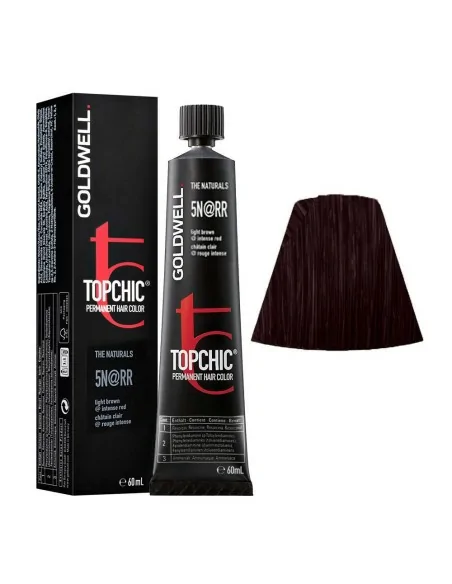 Goldwell - Topchic 5N@RR Marrón Claro | Rojo Intenso 60 ml