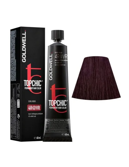 Goldwell - Topchic 4R@VR Caoba Oscuro Brillante | Rojo Violeta 60 ml