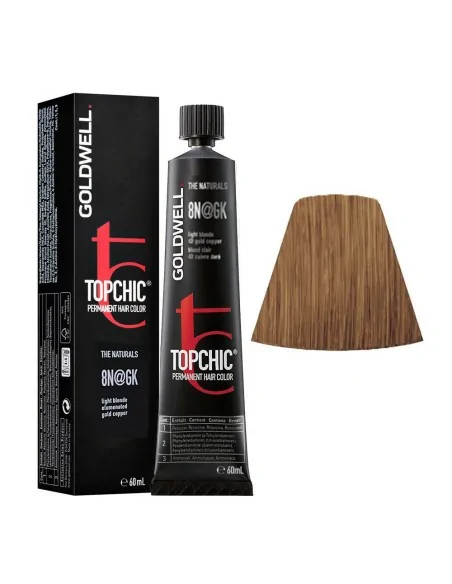 Goldwell - Topchic 8N@GK Rubio Claro | Cobre Dorado 60 ml