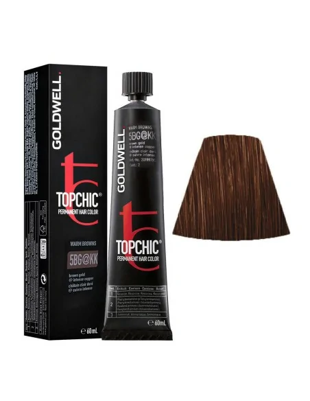 Goldwell - Topchic 5BG@KK Marrón Dorado | Cobre Intenso 60 ml