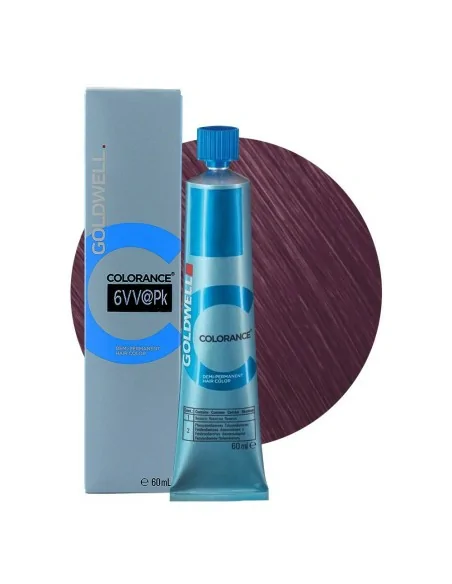 Goldwell - Tinte Colorance 6VV@PK Violeta Metalizado Rosa Brillante 60 ml