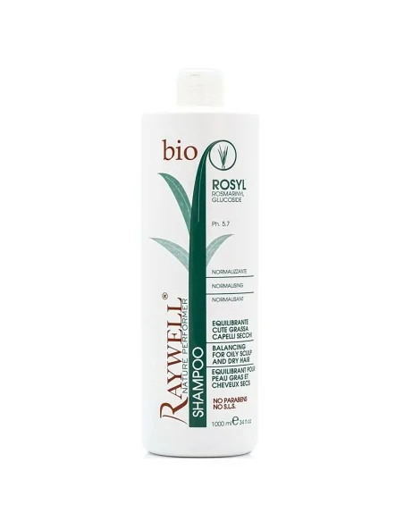 Raywell - Champú Bio Nature Rosyl Sebo Equilibrante 1000 ml