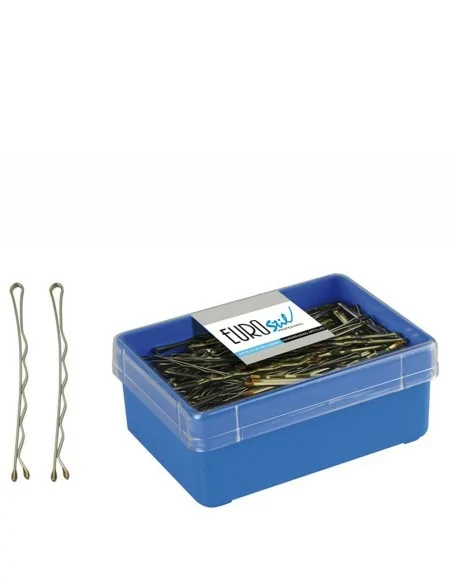 Eurostil - 01612 - Caja 150 Clips Bronce 65 mm