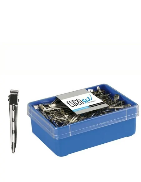 Eurostil - 01659 - Caja 120 pinzas grandes