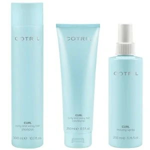 Cotril - Pack Para Rizos Curl Champú + Acondicionador + Spray