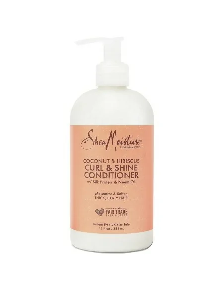 Shea Moisture - Acondicionador Coconut & Hibiscus Curl & Shine 384 ml