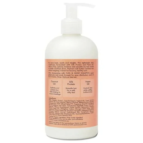 Shea Moisture - Acondicionador Coconut & Hibiscus Curl & Shine 384 ml