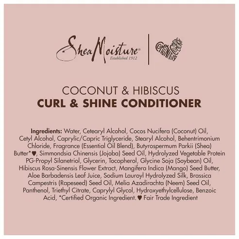 Shea Moisture - Acondicionador Coconut & Hibiscus 384 ml | Coserty.com