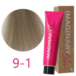 Imaginary Colors - Colorant Permanent Couleur Cendrée 9-1 Blond Très Clair 100 ml