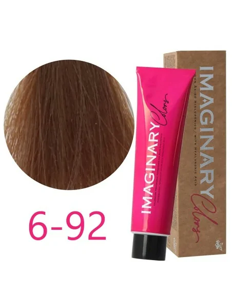 Imaginary Colors - Permanent Dye Chocolate Color 6-92 Dark Earth Iridescent Blonde 100 ml