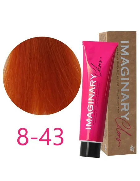 Imaginary Colors - Permanent Copper Color Dye 8-43 Light Golden Blonde 100 ml