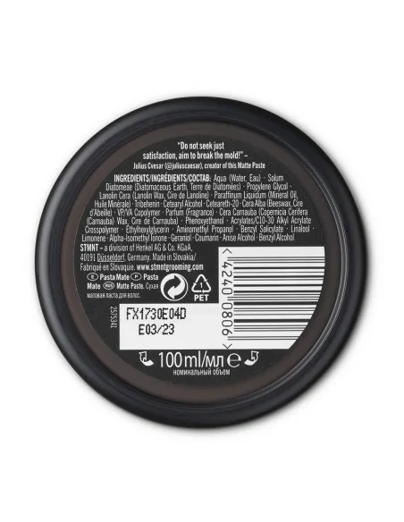 STMNT - Julius Cvesar Matte Paste - Pasta Mate 100 ml