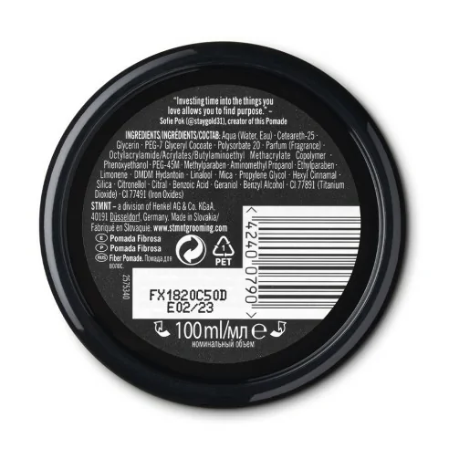 STMNT - Staygold Fiber Pomade - Pomada Fibrosa 100 ml