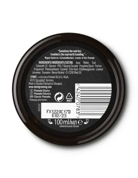 STMNT - Nomad Barber Classic Pomade - Pomada Clásica 100 ml