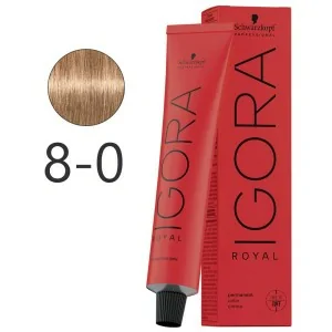 Schwarzkopf - Permanent Dye Igora Royal 8-0 Natural Light Blonde 60 ml