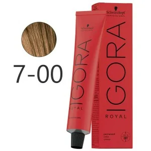 Schwarzkopf - Permanent Dye Igora Royal 7-00 Blonde Natural Medium Intense 60 ml
