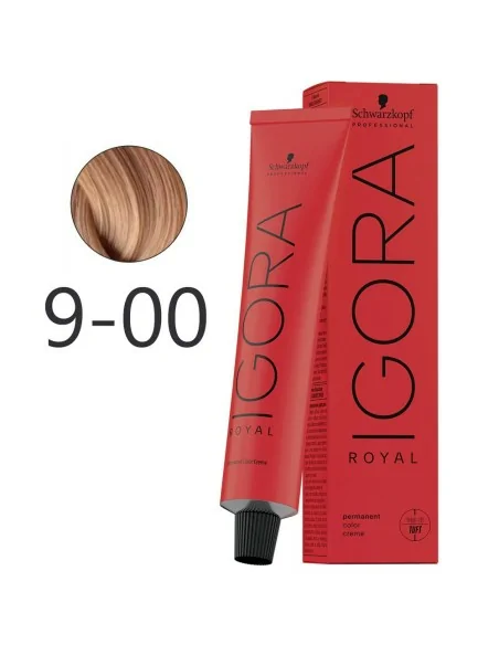 Schwarzkopf - Dauerfarbstoff Igora Royal 9-00 Very Light Blonde Natural Intense 60 ml