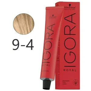 Schwarzkopf - Tintura Permanente Igora Royal 9-4 Biondo Molto Chiaro Beige 60 ml