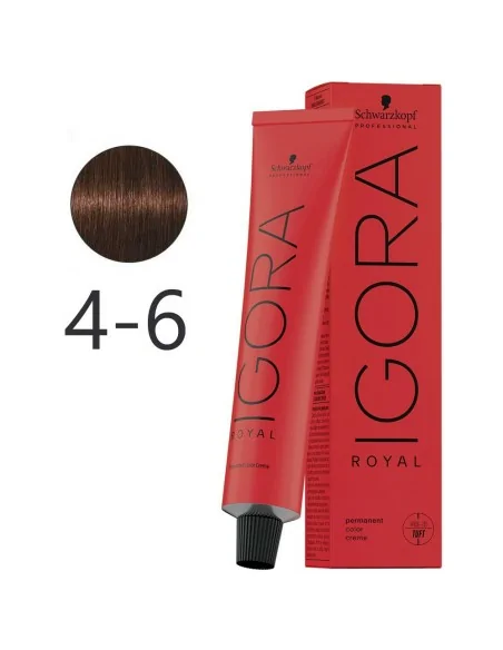 Schwarzkopf - Colorante Permanente Igora Royal 4-6 Marrone Medio 60 ml