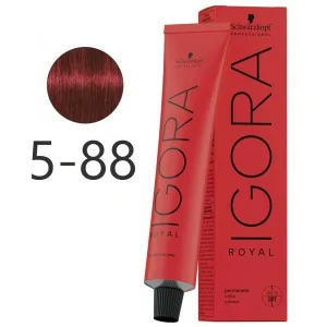 Schwarzkopf - Colorant Permanent Igora Royal 5-88 Light Chestnut Rouge Intense 60 ml