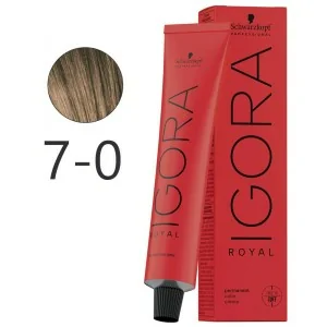 Schwarzkopf - Permanent Dye Igora Royal 7-0 Blonde Natural Medium 60 ml