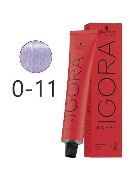 Schwarzkopf - Tinte Neutralizador Igora Royal 0-11 Concentrado Antiamarillo 60 ml