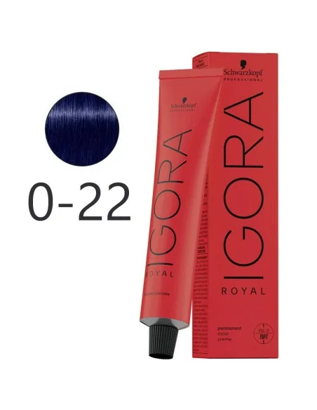 Schwarzkopf - Tinte Neutralizador Igora Royal 0-22 Concentrado Antinaranja 60 ml