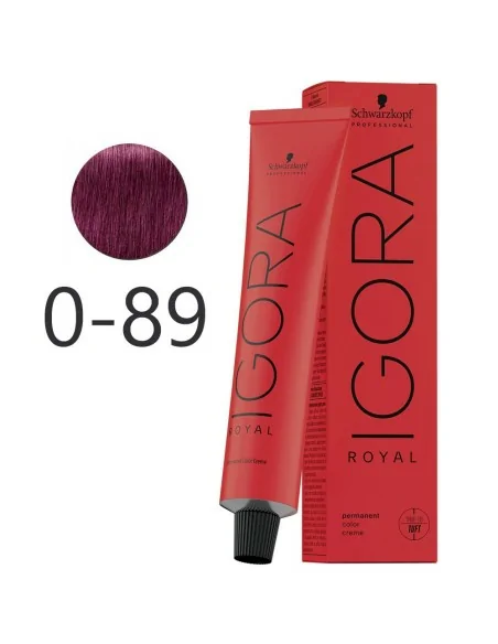 Schwarzkopf - Tinte Mezcla Igora Royal 0-89 Concentrado Rojo Violeta 60 ml