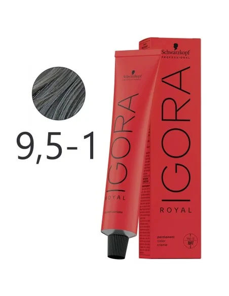 Schwarzkopf - Colorante Permanente Igora Royal 9,5-1 Perla Pastello 60 ml