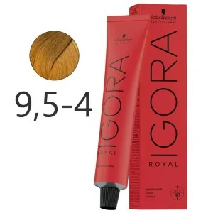 Schwarzkopf - Dauerfarbstoff Igora Royal 9,5-4 Pastel Beige 60 ml