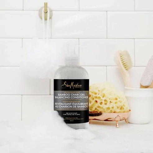 Shea Moisture - African Black Soap Bamboo Charcoal Conditioner 384 ml