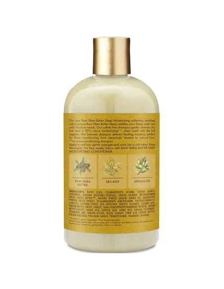 Shea Moisture - Champú Hidratante Raw Shea Butter 384 ml | Coserty.com