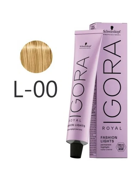 Schwarzkopf - Tinte Igora Royal Fashion Lights L-00 Natural Intenso 60 ml